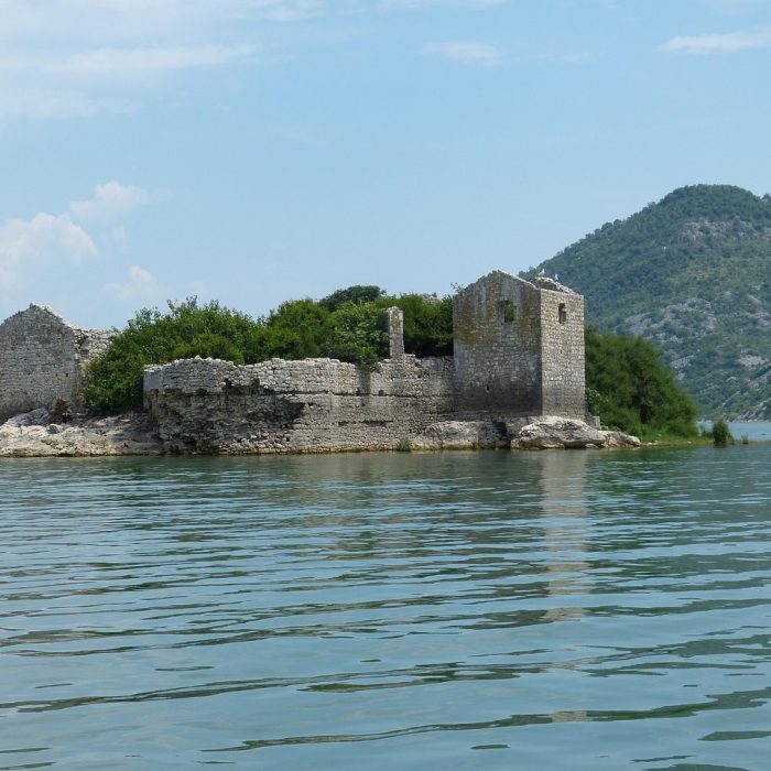montenegro, balkan, historical, island, lake, skadar lake, nature, castle, ruin, fortress